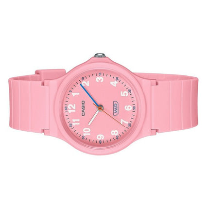 Casio Pop Analog Pink Bio Based Resin Strap Pink Dial Quartz LQ-24B-4B Women's Watch