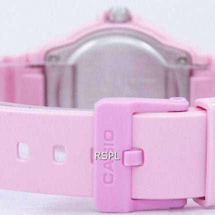 Casio Pink Resin Strap LRW-200H-4B2VDF LRW-200H-4B2V Womens Watch