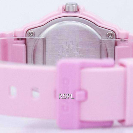 Casio Pink Resin Strap LRW-200H-4B2VDF LRW-200H-4B2V Womens Watch