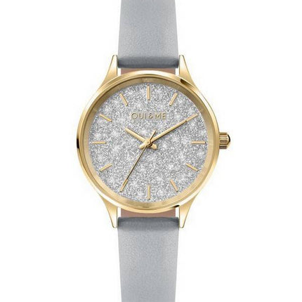 Oui  Me Bichette White Dial Leather Strap Quartz ME010271 Womens Watch