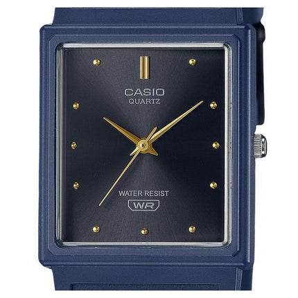 Casio POP Analog Dark Blue Resin Strap Black Dial Quartz MQ-38UC-2A1 Women's Watch