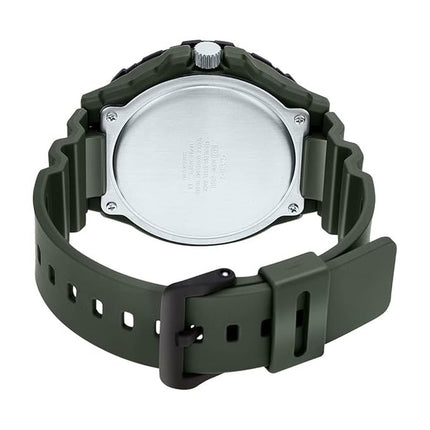 Casio Analog Army Green Resin Band Quartz MRW-210H-3A MRW210H-3 100M Mens Watch