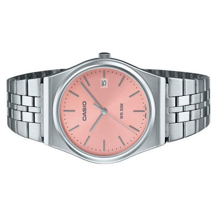 Casio Standard Analog Stainless Steel Pink Dial Quartz MTP-B145D-4AV Unisex Watch