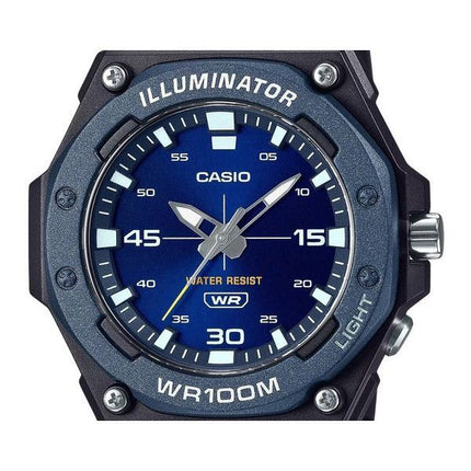 Casio Standard Analog Resin Strap Blue Dial Quartz MW-620H-2AV 100M Men's Watch