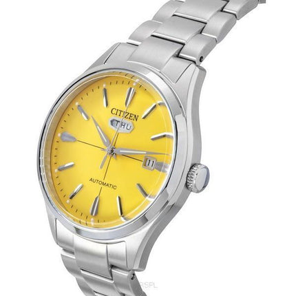 Citizen C7 Stainless Steel Yellow Dial Automatic NH8391-51Z Men's Watch