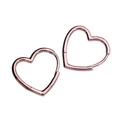 Pandora Asymmetric Heart Hoop Earrings 288307 For Women