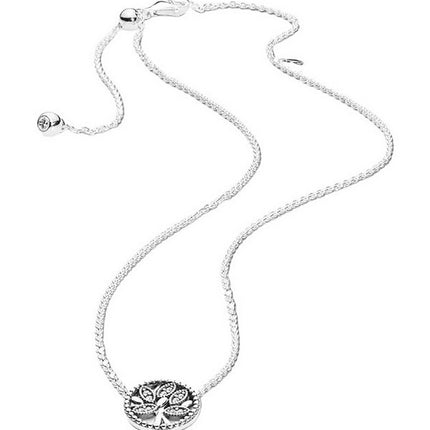 Pandora Sparkling Family Tree Necklace 397780CZ-45 For Women