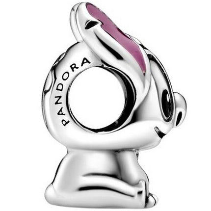 Pandora Disney Lilo And Stitch Silver Charm With Black And Purple Enamel 798844C01 For Women