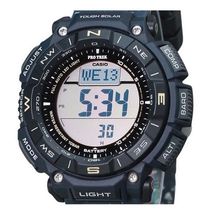 Casio ProTrek Climber Line Digital Blue Silicon Strap Tough Solar PRG-340SC-2 100M Men's Watch