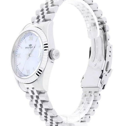 Philip Watch Caribe Urban Stainless Steel White Dial Quartz R8253597592 100M Womens Watch