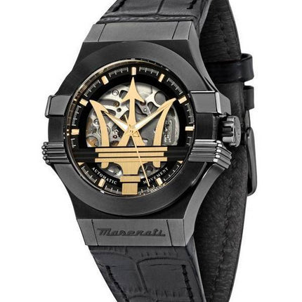 Maserati Potenza Skeleton Dial Automatic R8821108036 100M Men's Watch