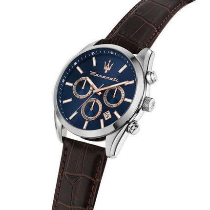 Maserati Attraction Limited Edition Chronograph Blue Dial Quartz R8851151003 Men's Watch