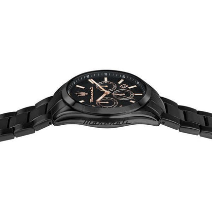 Maserati Attraction Limited Edition Chronograph Stainless Steel Black Dial Quartz R8853151009 Men's Watch