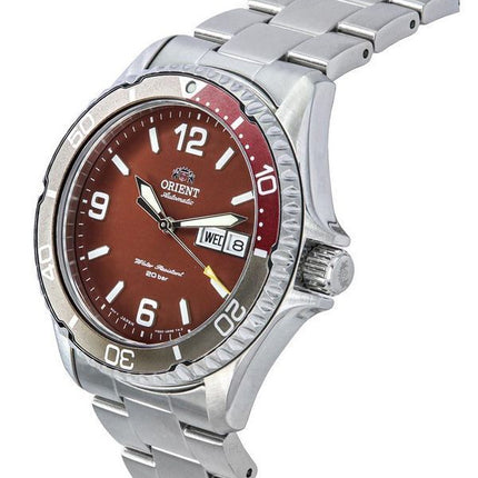 Orient Sports Kamasu Mako III Stainless Steel Red Dial Automatic Divers RA-AA0820R19B 200M Mens Watch