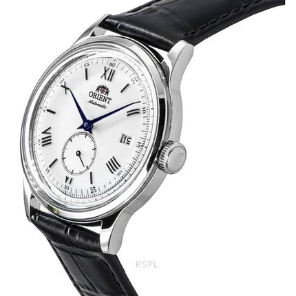 Orient Classic Bambino Version 2 Small Seconds Black Leather Strap Silver Dial Automatic RA-AP0104S Men's Watch