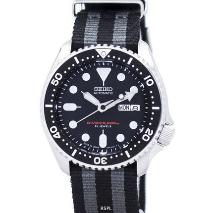 Seiko Automatic Diver's NATO Strap 200M SKX007J1-var-NATO1 Mens Watch