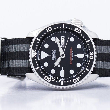 Seiko Automatic Diver's NATO Strap 200M SKX007J1-var-NATO1 Mens Watch