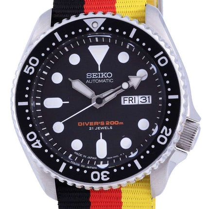 Seiko Automatic Divers Japan Made Polyester SKX007J1-var-NATO26 200M Mens Watch