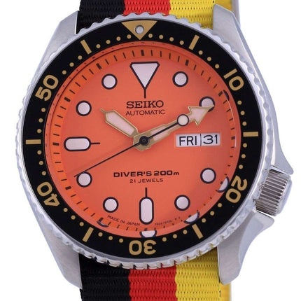 Seiko Automatic Divers Japan Made Polyester SKX011J1-var-NATO26 200M Mens Watch