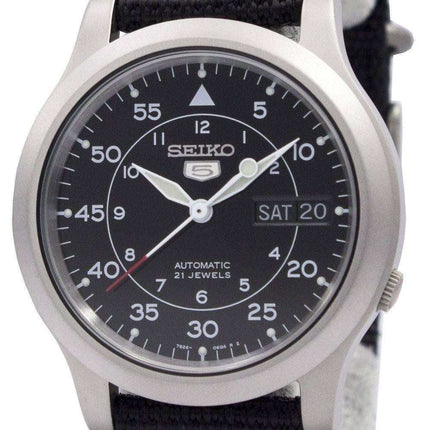 Seiko Automatic Military Nylon Mens Watch SNK809K2