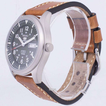 Seiko 5 Sports SNZG09K1-LS17 Automatic Brown Leather Strap Men's Watch