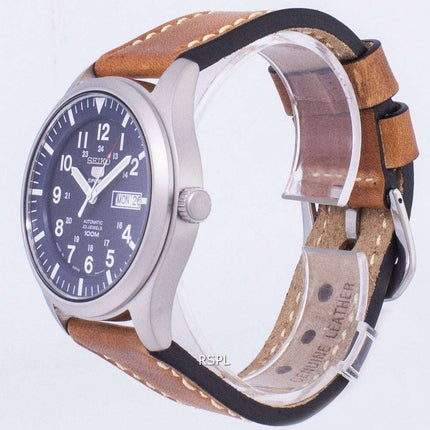 Seiko 5 Sports SNZG11J1-LS17 Automatic Brown Leather Strap Men's Watch