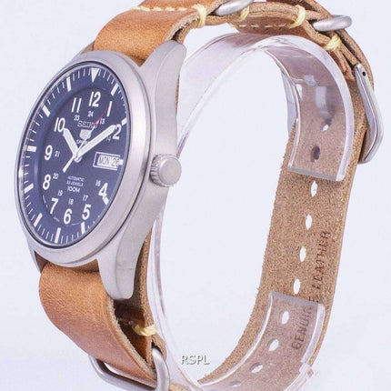 Seiko 5 Sports SNZG11J1-LS18 Automatic Brown Leather Strap Men's Watch