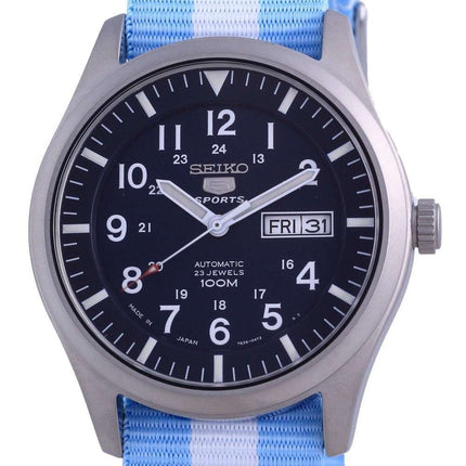 Seiko 5 Sports Automatic Polyester SNZG11J1-var-NATO24 100M Mens Watch