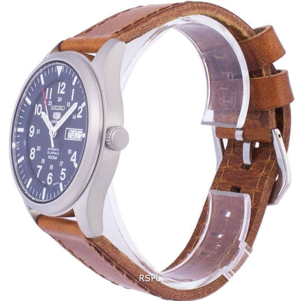 Seiko 5 Sports Automatic Ratio Brown Leather SNZG11K1-LS9 Men's Watch