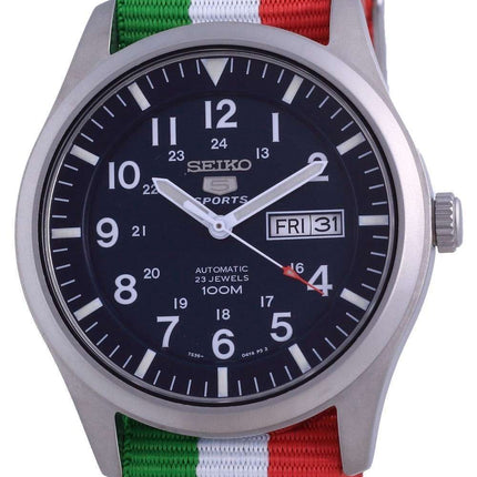 Seiko 5 Sports Automatic Polyester SNZG11K1-var-NATO23 100M Mens Watch