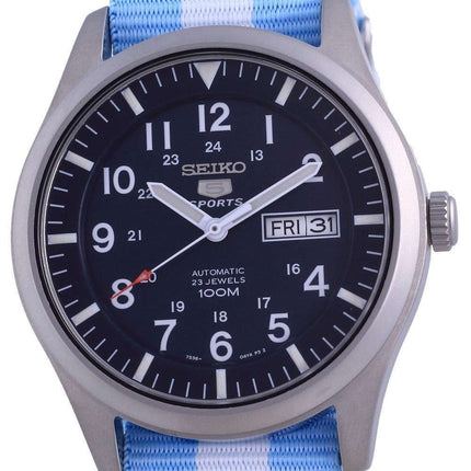 Seiko 5 Sports Automatic Polyester SNZG11K1-var-NATO24 100M Mens Watch