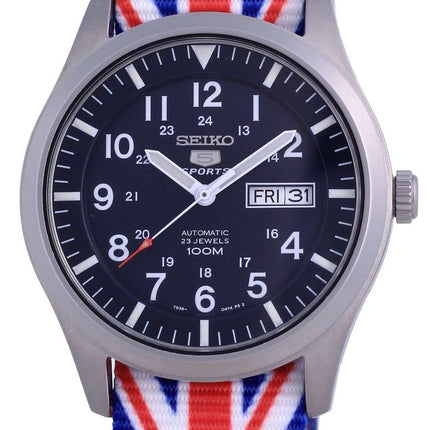 Seiko 5 Sports Automatic Polyester SNZG11K1-var-NATO28 100M Mens Watch