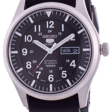 Seiko 5 Sports Black Dial Automatic SNZG15J1-var-LS19 100M Mens Watch