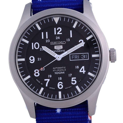 Seiko 5 Sports Automatic Polyester SNZG15J1-var-NATO30 100M Mens Watch