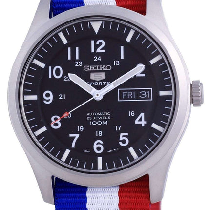 Seiko 5 Sports Automatic Polyester SNZG15K1-var-NATO25 100M Mens Watch