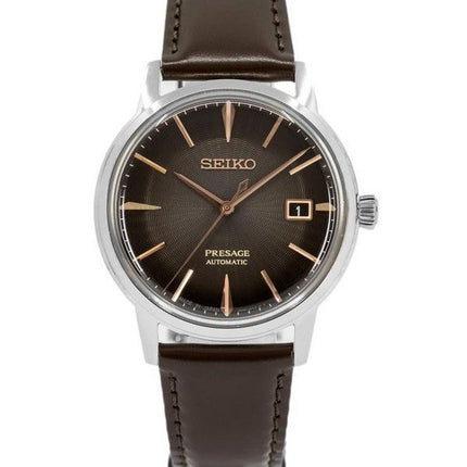 Seiko Presage Cocktail Time The Irish Coffee Charcoal Dial Automatic SRPJ17J1 Men's Watch