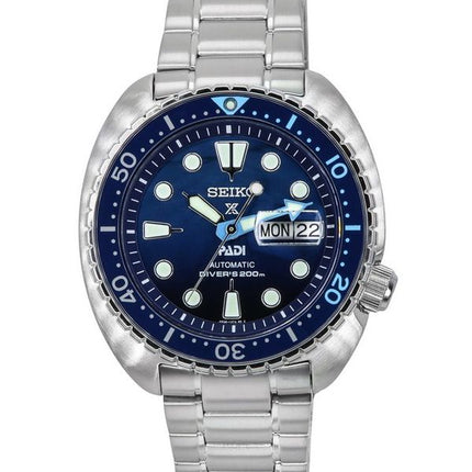 Seiko Prospex The Great Blue Turtle PADI Special Edition Blue Dial Automatic Divers SRPK01K1 200M Mens Watch