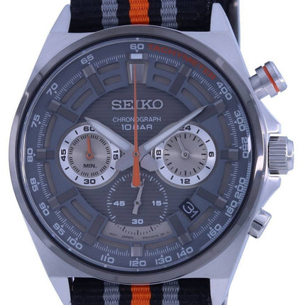 Seiko Neo Sports Chronograph Grey Dial Quartz SSB403 SSB403P1 SSB403P 100M Mens Watch