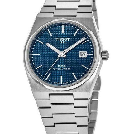 Tissot PRX T-Classic Powermatic 80 Blue Dial Automatic T137.207.11.041.00 100M Unisex Watch