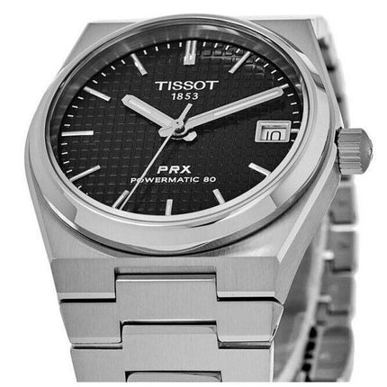 Tissot PRX T-Classic Powermatic 80 Black Dial Automatic T137.207.11.051.00 100M Unisex Watch