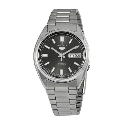 Refurbished Seiko 5 Stainless Steel Black Dial Automatic SNXS79J1 Men's Watch