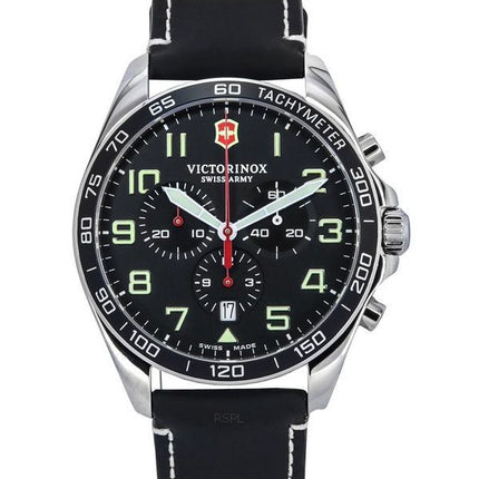 Victorinox Swiss Army Fieldforce Chronograph Black Dial Quartz 241852 100M Mens Watch