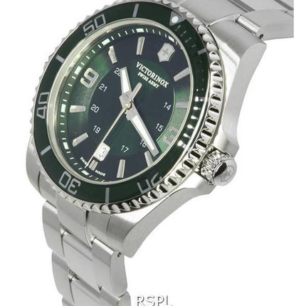 Victorinox Maverick Green Dial Quartz 241934 100M Men's Watch