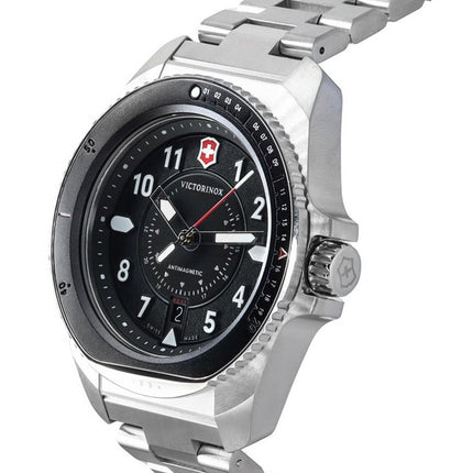 Victorinox Swiss Army Journey 1884 Antimagnetic Black Dial Quartz Divers 242009 200M Mens Watch