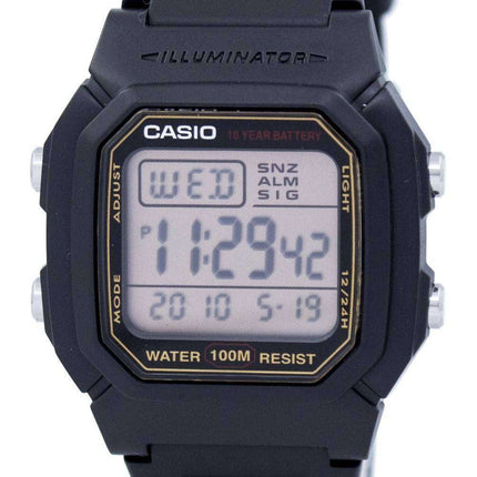 Casio Digital Alarm Illuminator W-800HG-9AVDF W-800HG-9AV Mens Watch