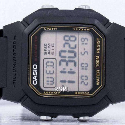 Casio Digital Alarm Illuminator W-800HG-9AVDF W-800HG-9AV Mens Watch