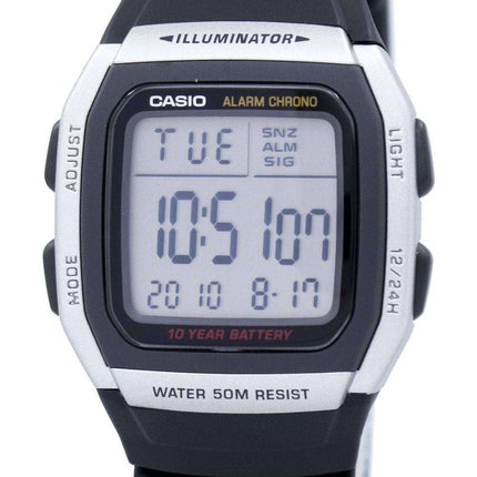 Casio Youth Digital Alarm Chrono Illuminator W-96H-1AVDF W-96H-1AV Mens Watch