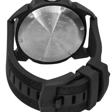 Luminox ICE SAR Artic Rubber Strap Black Dial Swiss Quartz Divers XL.1051 200M Mens Watch