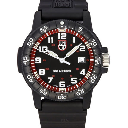 Luminox SEA Turtle Giant Plastic Strap Black Dial Swiss Quartz XS.0335 100M Mens Watch