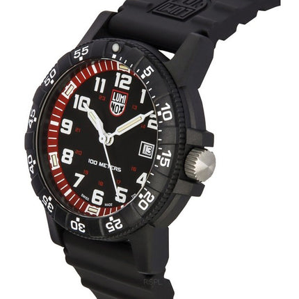 Luminox SEA Turtle Giant Plastic Strap Black Dial Swiss Quartz XS.0335 100M Mens Watch